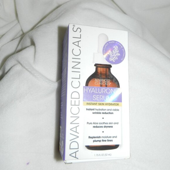 Advanced Clinicals Hyaluronic Serum Instant Skin Hydrator 1.75 FL Oz🆕⌚🏃💨🚚 - Picture 8 of 16